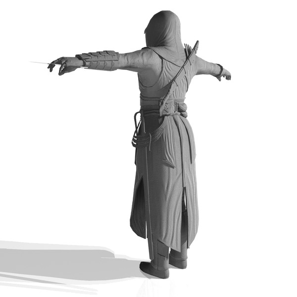 character altair 3d 3ds - Altair by zedd722